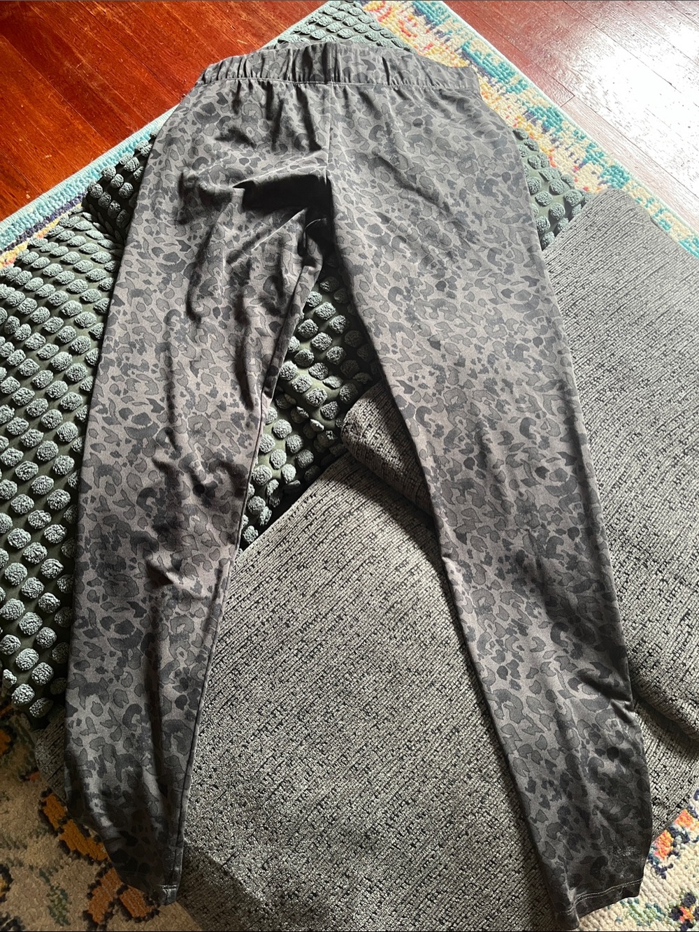 CAbi gray/black Leopard Print Leggings